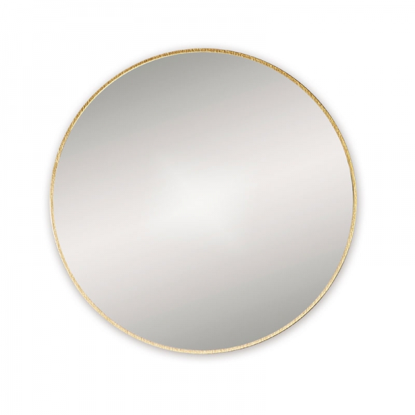 Bathroom Origins Round Brass Brushed Docklands Mirror 600 X 600mm Bo B375523 Bathroom Origins Round Brass Brushed, Round Brass Mirror