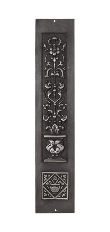Carron Set Of 2 Highlight Polish Flower Cast Iron Panels Rx080 Rx080