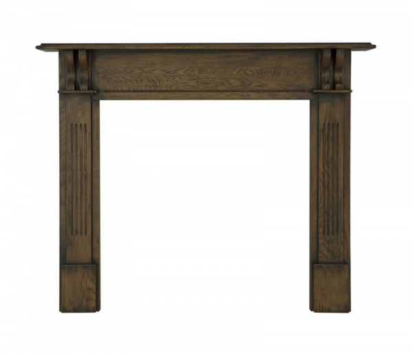 Carron Earlswood Distressed Solid Oak Fireplace Surround Smc103