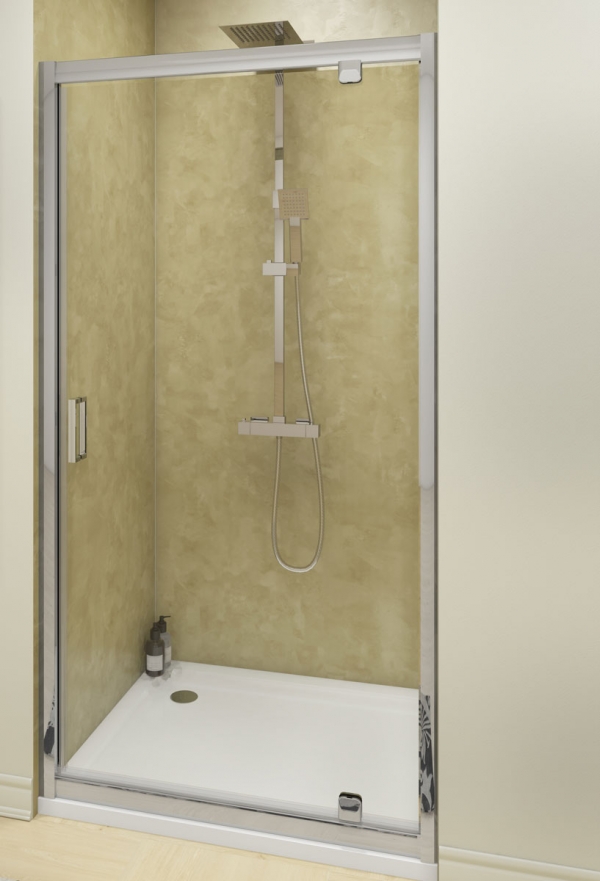 Cassellie Seis Trade Pivot Shower Door 6mm Glass Cs Pvd76