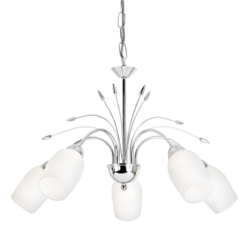 Endon Meadow Multi Arm Glass Ceiling Light 2007 5ch 2007 5ch