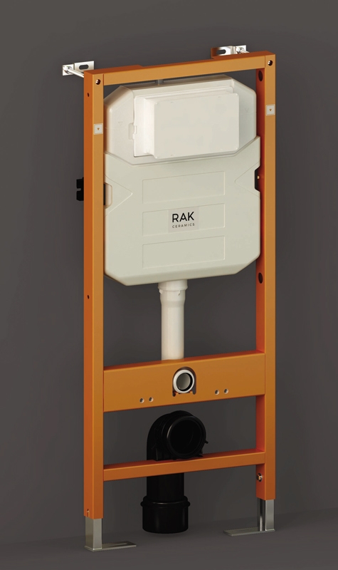 Rak 120 Front Flush Regular Concealed Cistern And Frame 500 X 147 No Stock