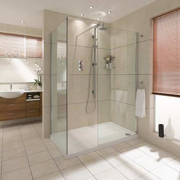 Aqata Spectra SP405 Walk In Shower Enclosure 1200 x 760