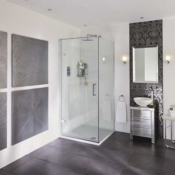 Aqata Spectra SP456 Hinged Corner Shower Enclosure 900 x 800