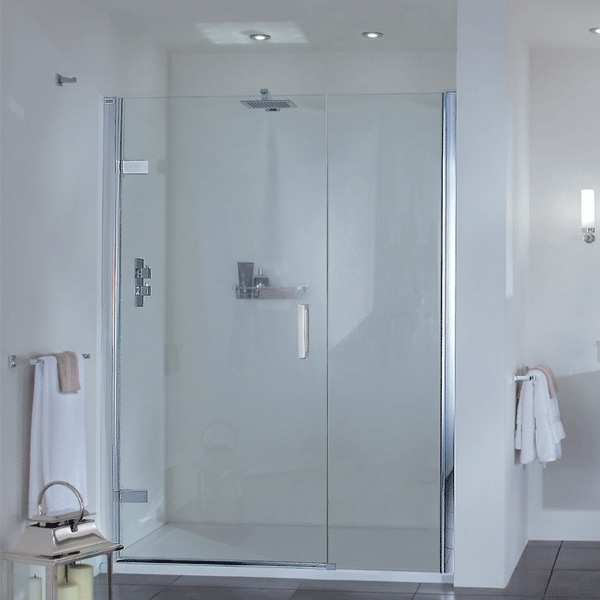 Aqata Spectra SP457 Hinged Shower Door and Inline Panel 800