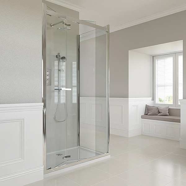 Aqata Spectra SP481 Bi Fold Shower Enclosure 1000 x 800 SP48110X8
