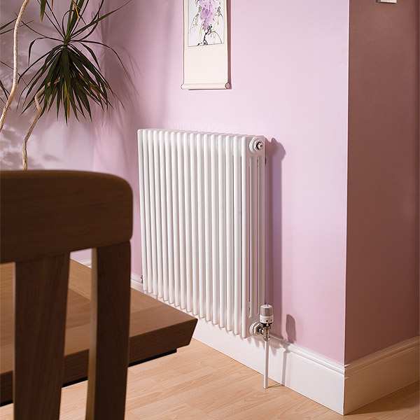 Apollo Roma 3 Column Horizontal Steel Column Radiator 750 x 582mm 3C7.5H600