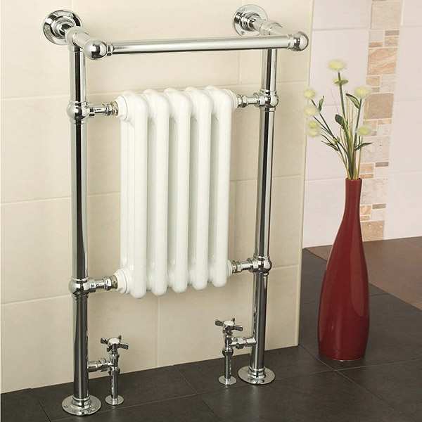 Apollo Ravenna Plus Chrome Traditional Bathroom Radiator 510 x 955mm