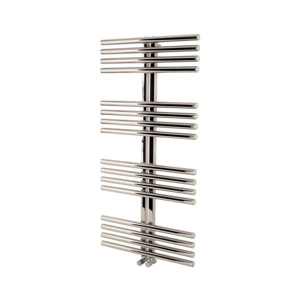 Apollo Garda Polished Stainless Steel Sail Towel Warmer 1200 x 600mm