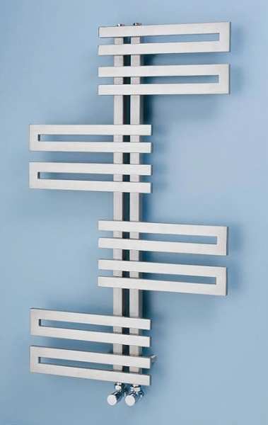 Apollo Genova Wave Stainless Steel Towel Warmer 1000 x 600mm