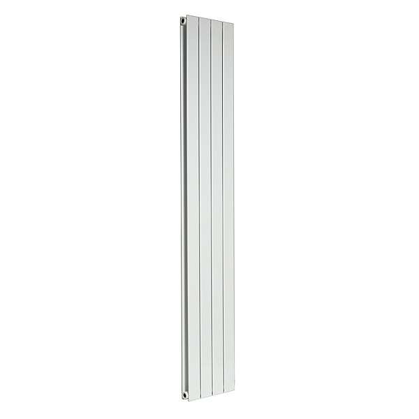 Apollo Capri Flat Single White Tubed Designer Radiator 1800 x 300mm LSW18H4S
