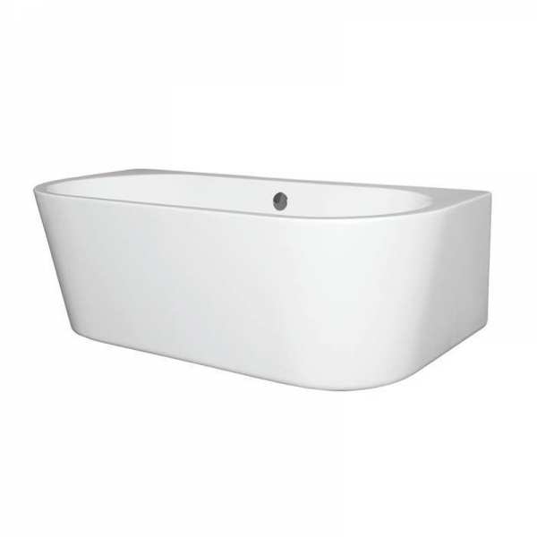 BC Designs Ancora 1640 x 760 Back to Wall Double Ended Bath BAS055