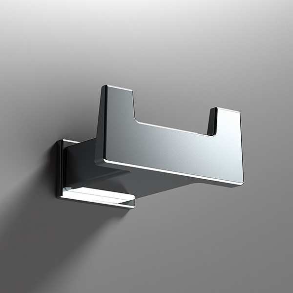 Sonia S Cube Chrome Double Robe Hook