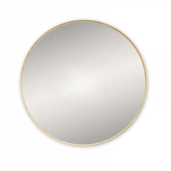 Origins Living Round Brass Brushed Docklands Mirror 600 x 600mm