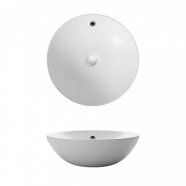 Crosswater Castellon Plus Countertop Ceramic Basin CT0012BSCW+