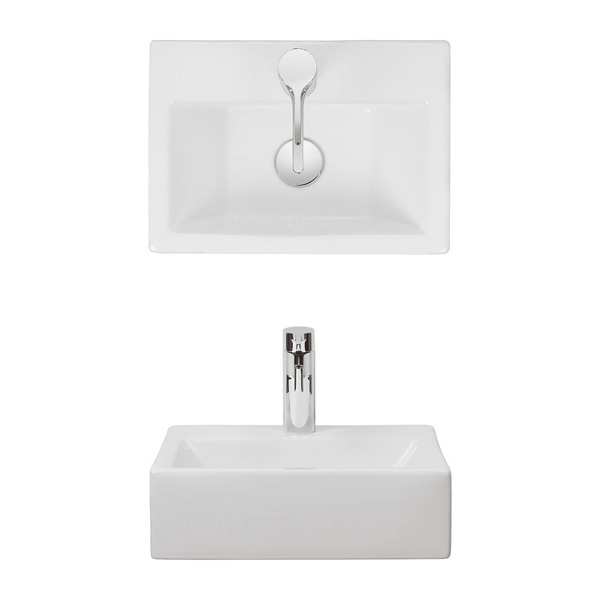 Crosswater Gerona Countertop or Wall Hung Basin CT0037UCW
