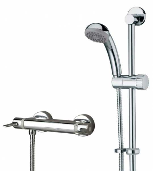 Bristan Design Utility Bar Shower, lever handles, fast fit connections, single mode shower kit. DUL2 SHXARFF C
