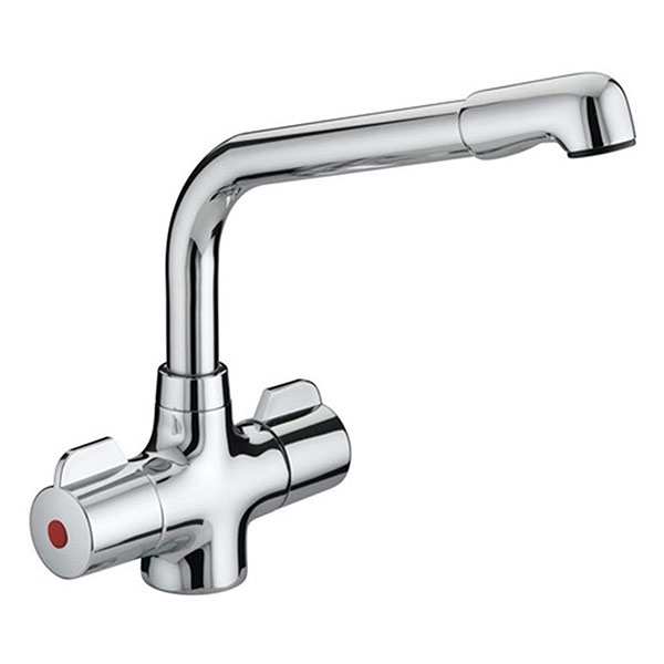 Bristan Manhattan Chrome Easyfit Mono Kitchen Mixer Tap MH SNK EF C