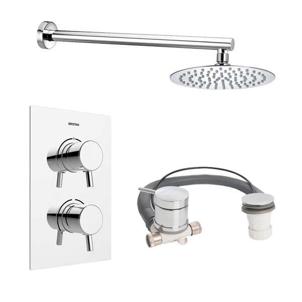 Bristan Prism Recessed Dual Control Shower Pack PRISM SHWR PK