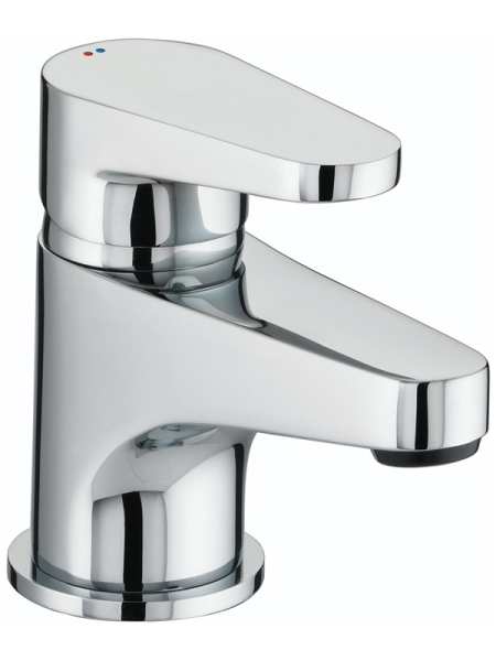 Bristan Quest Basin Mixer Tap With Clicker Waste Chrome Plated QST BAS C