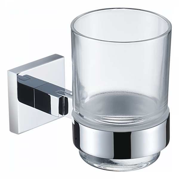 Bristan Square Tumbler and Holder SQ HOLD C