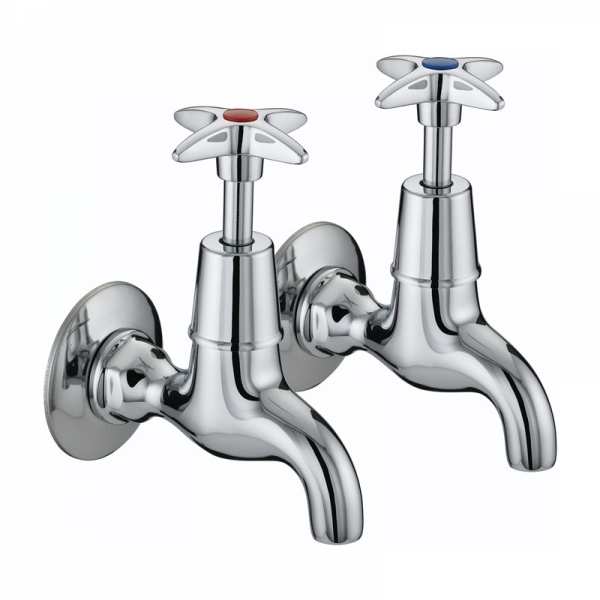 Bristan 5412 Cross Top Bib Kitchen Taps Chrome Plated VAX BIB C