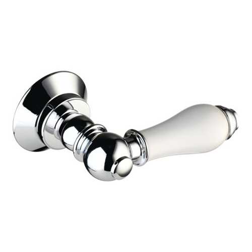 Bristan Cistern Lever 6 Chrome Plated With White Components W CL6 C WHT