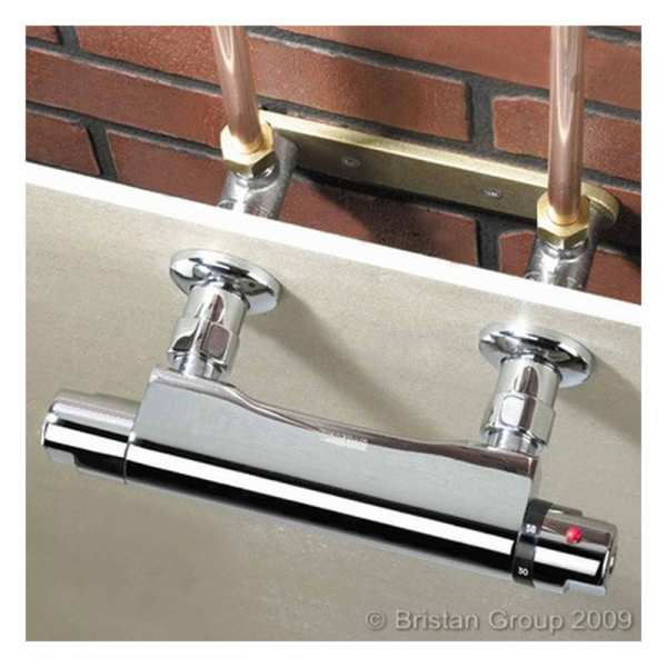 Bristan Recessed Wall Mount Fixing Chrome Plated WMNT9 C