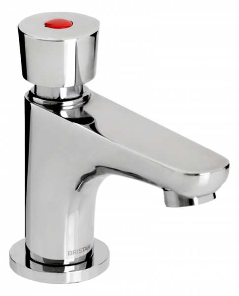 Bristan Single Pillar Basin Soft Touch Timed Flow Tap Z2 DUS 1/2 C