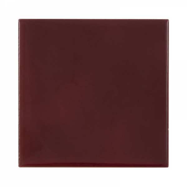 Carron Set of 10 Plain Dark Red Tiles LGC078