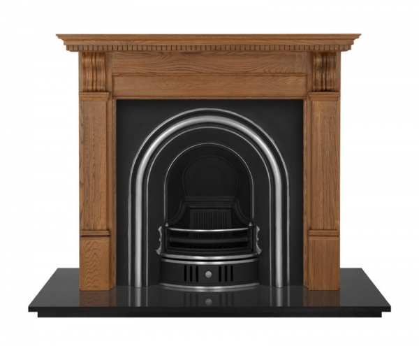 Carron Coleby Arched Highlight Polish Fireplace Insert RCM002