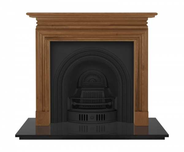 Carron Collingham Arched Black Fireplace Insert RCM004
