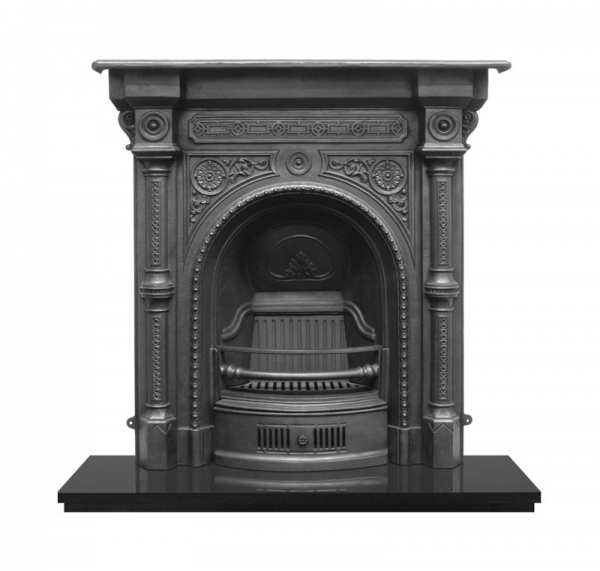 Carron Tweed Black Cast Iron Combination Fireplace RX084