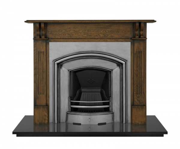 Carron London Plate Full Polish Fireplace Insert RX091