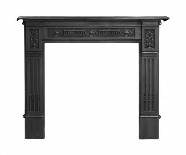 Carron Albert Black Cast Iron Fireplace Surround RX121