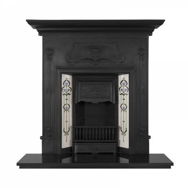 Carron Verona Black Cast Iron Combination Fireplace RX246