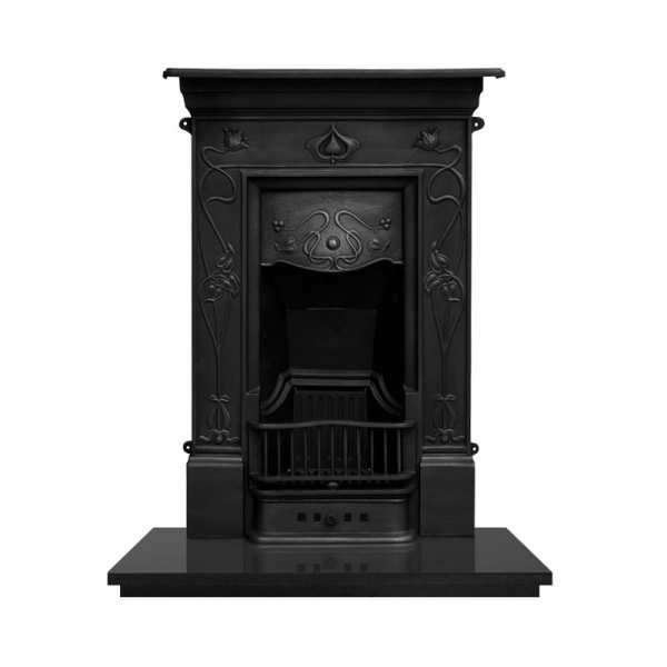 Carron Crocus Black Cast Iron Combination Fireplace RX247