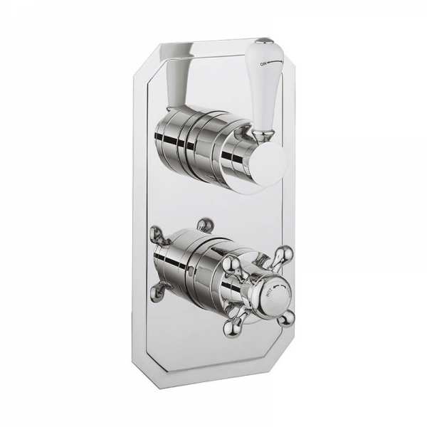 Crosswater Belgravia Slimline Lever Thermostatic Shower Valve Recessed BL1000RC_LV VS+