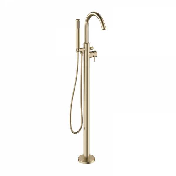 Crosswater MPRO Brushed Brass Freestanding Bath Shower Mixer Tap PRO416FF