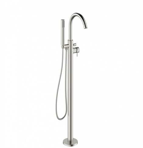 Crosswater MPRO Brushed Stainless Steel Freestanding Bath Shower Mixer Tap PRO416FV