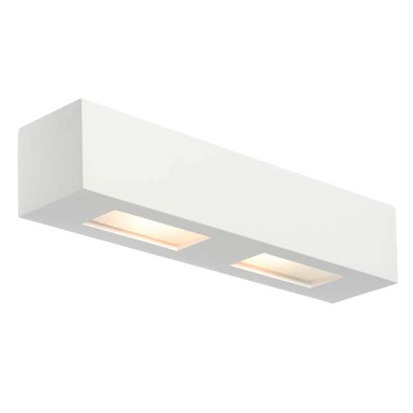 Endon Box Plaster Halogen Wall Light 10400