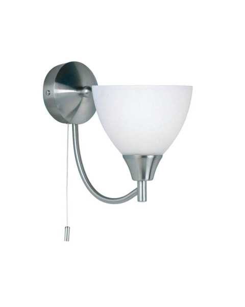 Endon Alton Glass Wall Light 1805 1SC