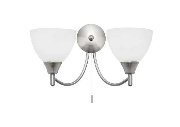 Endon Alton Glass Wall Light 1805 2SC