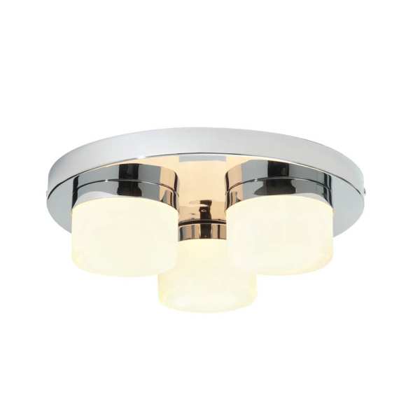 Endon Pure Bathroom Multi Arm Glass Halogen Ceiling Light 34200
