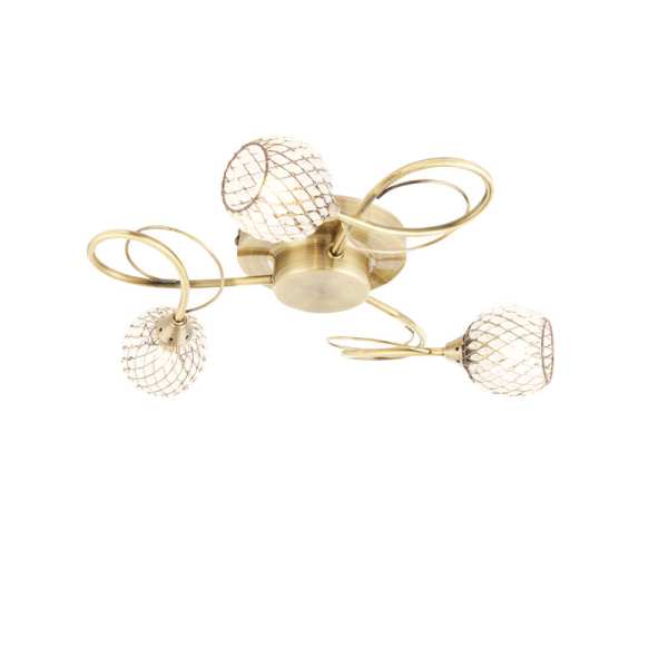 Endon Aherne Multi Arm Glass Halogen Ceiling Light 73758
