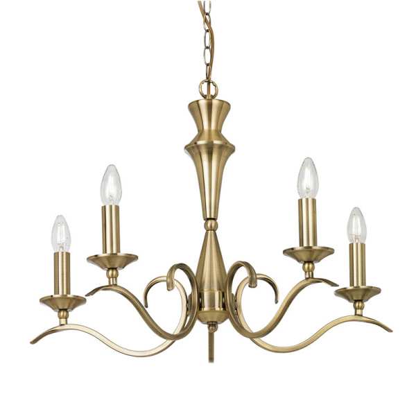 Endon Kora Multi Arm Lamp Pendant Light KORA 5AB