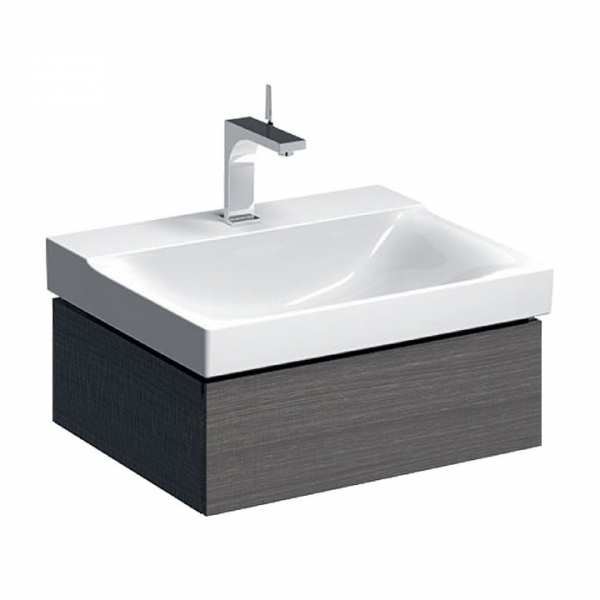 Geberit Xeno2 600mm Scultura Grey Washbasin Unit 500.505.43.1