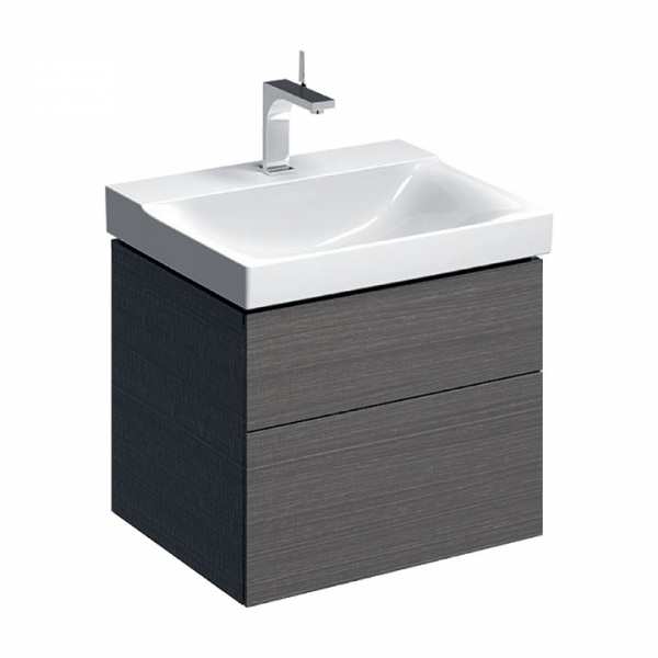 Geberit Xeno2 600mm Scultura Grey Washbasin Unit 500.506.43.1