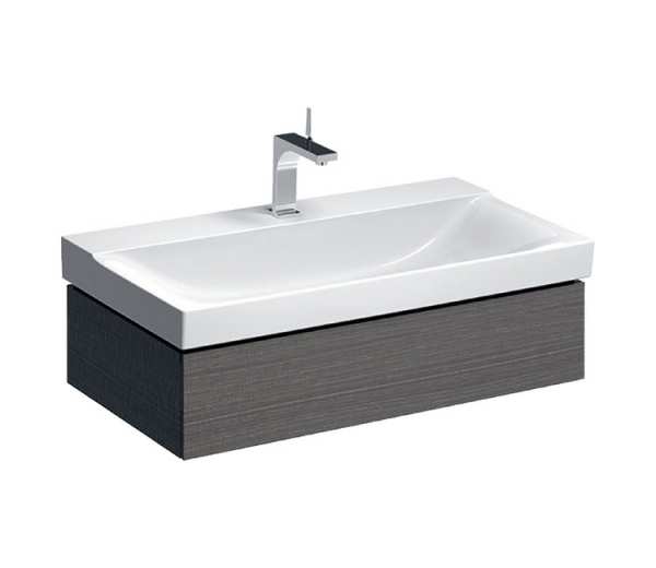 Geberit Xeno2 900mm Scultura Grey Washbasin Unit 500.508.43.1