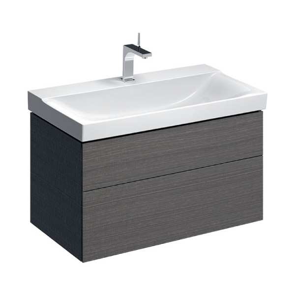 Geberit Xeno2 900mm Scultura Grey Washbasin Unit 500.509.43.1